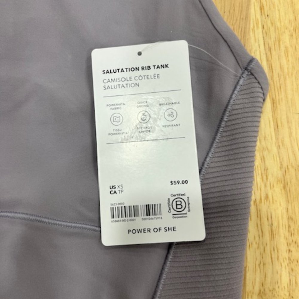Athleta Salutation Rib Tank - Picture 7 of 8